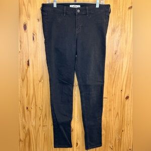 Hollister Jet Black Denim Skinny Pants